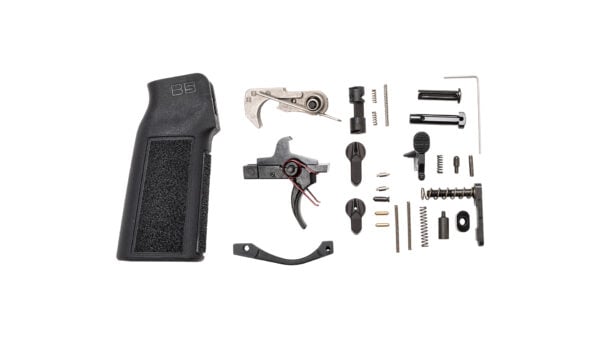 NOVESKE RIFLEWORKS LOWER-PARTS-KIT-NOVESKE-NSS-TRIGGER-B5-GRIP TALON AMBI SELECTOR NOVESKE MARKED TAKEDOWN PIVOT PINS SET B5 TRIGGER GUARD