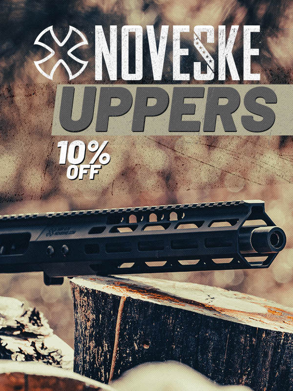NOVESKE RIFLEWORKS UPPERS 10% OFF SALE BANNER