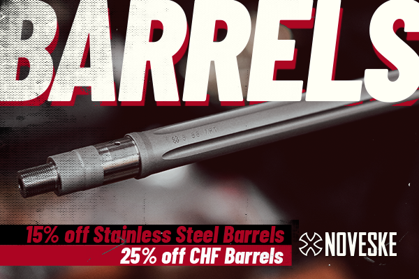 NOVESKE RIFLEWORKS MEMORIAL DAY BARREL SALE