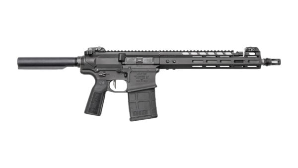 NOVESKE 12.5" HEAVY LEONIDS N6 7.62 BRACELESS PISTOL ARMOR BLACK CERAKOTE