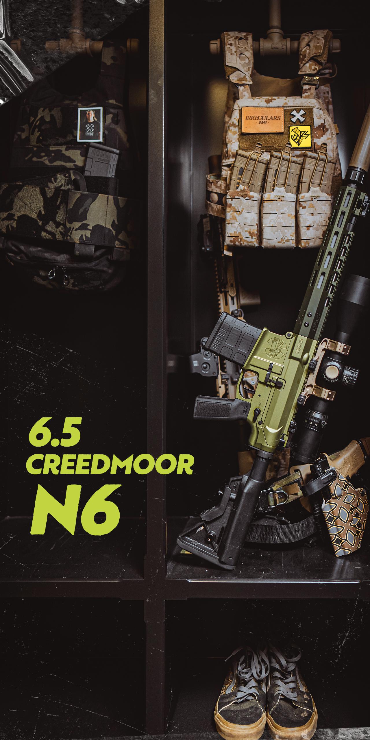NOVESKE 12.5” NODEF 6.5 CREEDMOOR N6 BRACELESS PISTOL