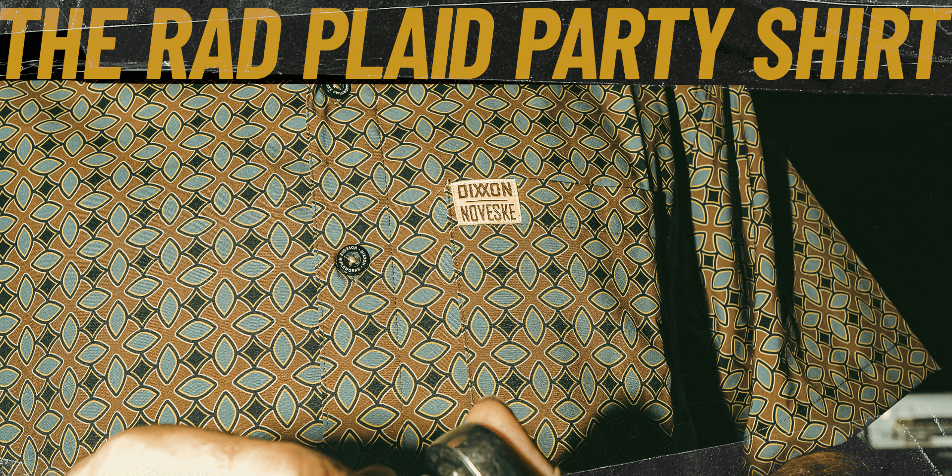 NOVESKE & DIXXON THE RAD PLAD PARTY SHIRT
