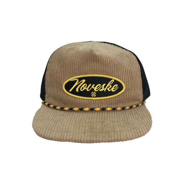 NOVESKE RIFLEWORKS CORD TRUCKER HAT FRONT FRONT