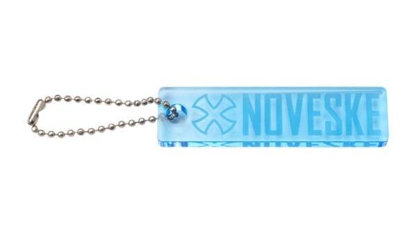 NOVESKE RIFLEWORKS BLUE ACRYLIC KEYCHAIN