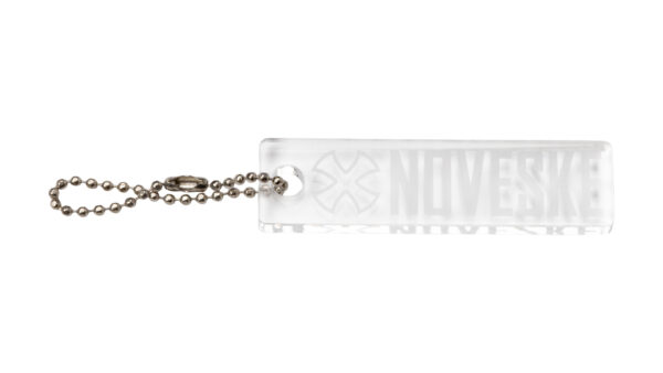 NOVESKE RIFLEWORKS CLEAR ACRYLIC KEYCHAIN