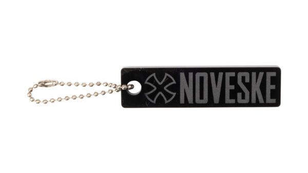 NOVESKE RIFLEWORKS BLACK ACRYLIC KEYCHAIN