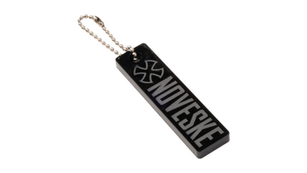 NOVESKE RIFLEWORKS BLACK ACRYLIC KEYCHAIN